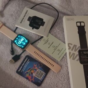 Elegant Pink Smartwatch